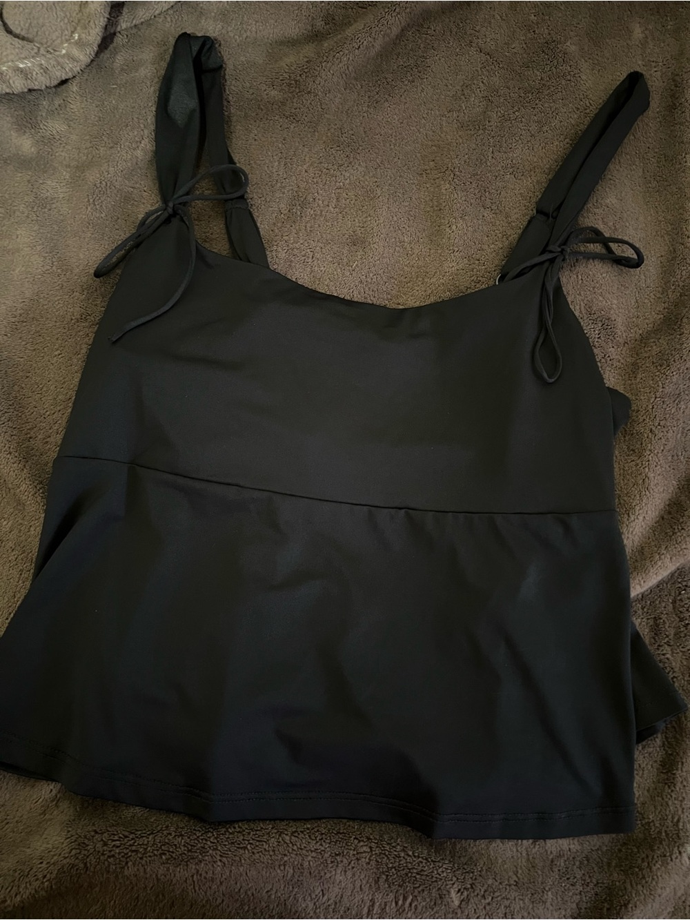 Black Tank Top with adjustable Straps